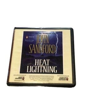John Sandford Heat Lightning Audiobook CD Thriller Mystery Crime Novel‎